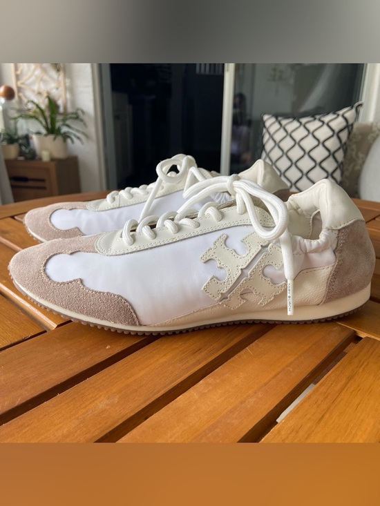 Tory Burch Shoes - TORY BURCH NEW Double T Trainer Sneakers White 7